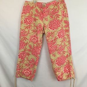 Tommy Hilfiger Capri Floral Pants - 10